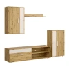 Set mobilier living Spano, stejar artisan / crem