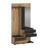 Set mobilier hol Armata, stejar auriu / negru
