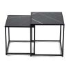 Măsuță de cafea Lontras, negru