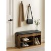 Suport pentru pantofi Arango, lemn natural / negru