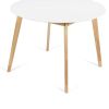 Set masă și scaune Bizerte 4+1, alb