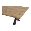 Set masă și scaune Aranci 6+1, lemn natural / verde