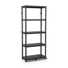 Raft din plastic 74 x 36 x 172,5 cm, negru