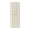 Dulap pentru haine Malata 60, crem / alb