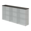 Panou superior TopOffice pentru dulap lat de 3x, wenge