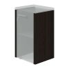 Panouri laterale TopOffice 2 buc pentru un dulap jos, wenge