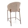 Scaun de bar Fenn, bej / nuc
