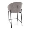 Scaun de bar Fenn, gri / negru