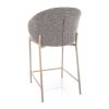 Scaun de bar Fenn, gri / crem