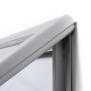 Vitrina de exterioare cu incuietoare pentru informatii 8 x A4 - spate din tabla, ignifuga, tip T, aluminiu