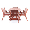 Set masa de gradina Draven - 6 locuri, maro