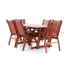 Set masa de gradina Galio - 6 locuri, maro