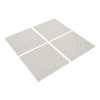 Placi de plastic Linea Flextile 39,5 x 39,5 x 0,8 cm, alb