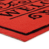 Covoraș pentru curățare textil Welcome Deco 33 x 58 x 0,3 cm, roșu