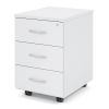 Container Impress 40,6 x 50,1 cm - 3 sertare, alb