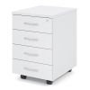 Container Impress 40,6 x 50,1 cm - 4 sertare, alb