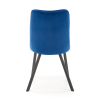 Scaun de bucaterie Nyx, albastru/negru