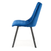 Scaun de bucaterie Nyx, albastru/negru