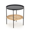 Masa de cafea Kampa, neagra / ratan