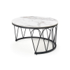 Masa de cafea Formosa, marmura/negru
