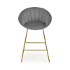 Scaun de bar Briggs, gri