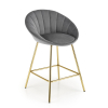 Scaun de bar Briggs, gri