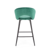 Scaun de bar Barnes, verde