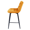 Scaun de bar Chic II, galben/negru