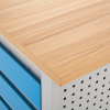 Masa atelier cu sertare, 120 x 60 x 86,5 cm, albastru - ral 5012