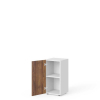 Dulap scurt Manager 39,9 x 42,2 x 80 cm, stânga, nuca warmia / alb