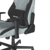 Scaun gaming DXRacer DRIFTING, din stofă, gri / negru