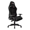 Scaun gaming MRacer, din stofă, negru / gri