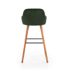 Scaun de bar Alessia, verde închis