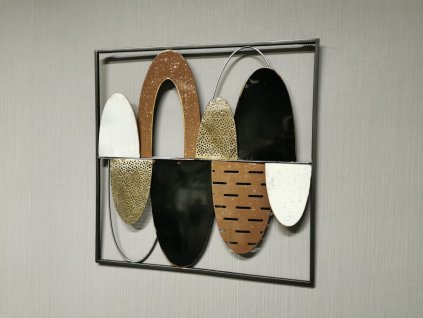 Nové deko na zeď VLNY kov