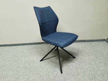 Nová modrá otočná židle