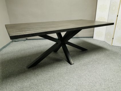 Nový masiv jídelní stůl DARK mango