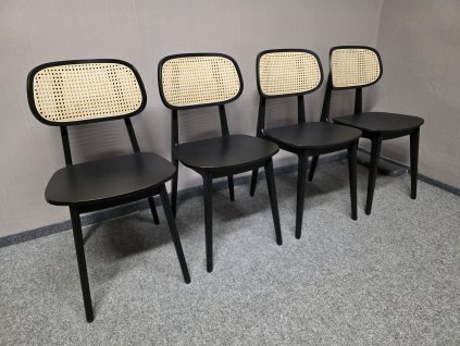 Nová 4x jídelní židle BUNNY R STIMA černá