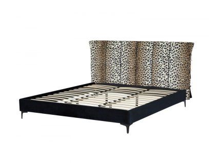 Nová postel s roštem 180x200 čalouněná Leopard
