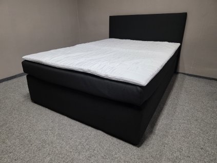 Nová boxspring postel DUKE 140 černá