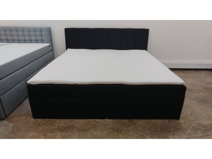 Nová černá boxpostel BOXI1 200x200 cm