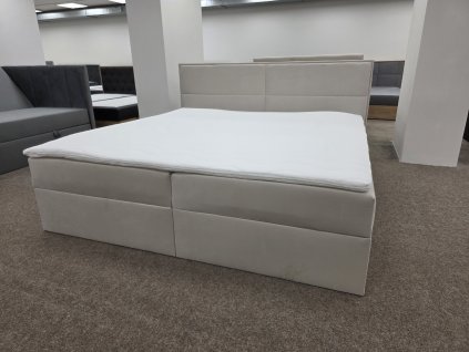 Nová boxpostel AURA 200x200 cm béžová