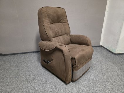 Nové hnědé relax  křeslo HIMOLLA KOSMOS
