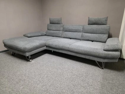 Rohová sedací souprava SCARLET šedá