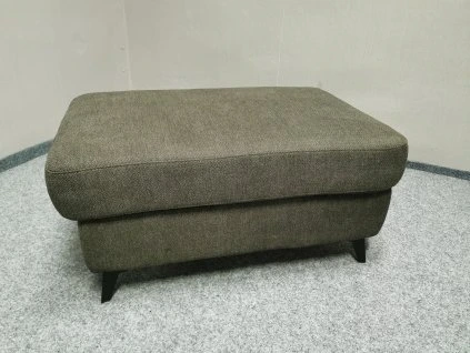 Nový zelenohnědý taburet LAURA T