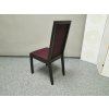 Nová 4x masiv židle OSLO hnědá vínová