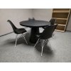 Nový kulatý jídelní stůl REFLECTION MALÝ černý