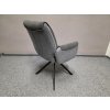 Nová 4x šedočerná otočná židle DIANA UNO