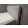 Nová boxspring postel 160 hnědošedá