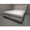 Nová boxspring postel 160 hnědošedá
