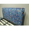 Nová postel s roštem 180x200 cm čalouněná BLUE FANTASY